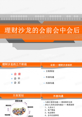 理财沙龙剧本 理财沙龙剧本