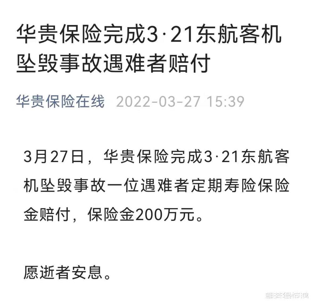 东航坠机赔保险，事件回顾与保险赔偿探讨 东航坠机赔保险